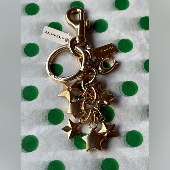π’ππ’ COACH STAR CLUSTER BAG CHARM π KEYCHAIN π NWT π’ππ’ - Picture 12 of 16